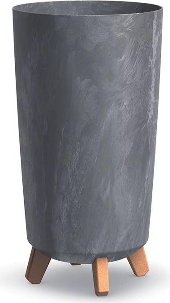 Doniczka Gracia Tubus Slim Beton Effect