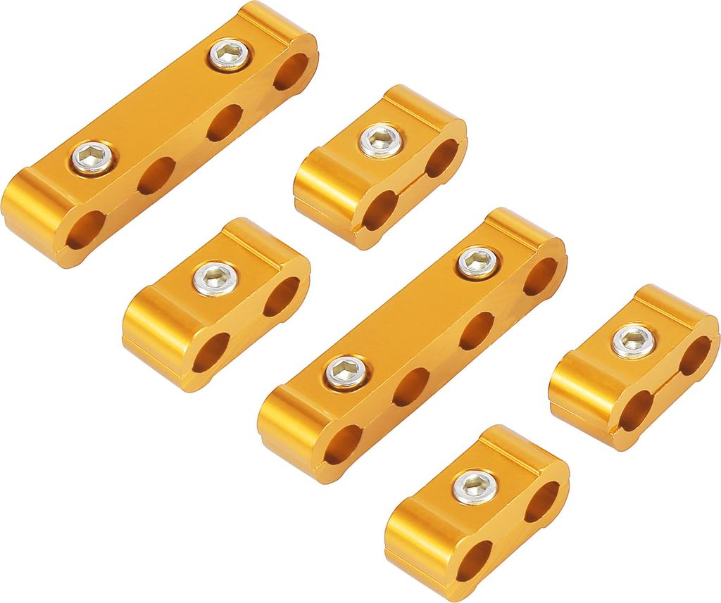 2 Satz Automotor 8mm Zündkerze Kabel Separator Webstühle Teiler Gold Ton