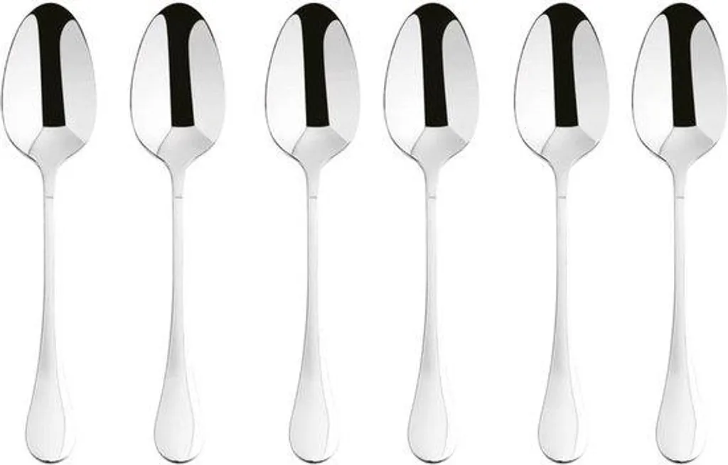 Service de table 6 couverts motif Moka en acier au plomb pour dîner