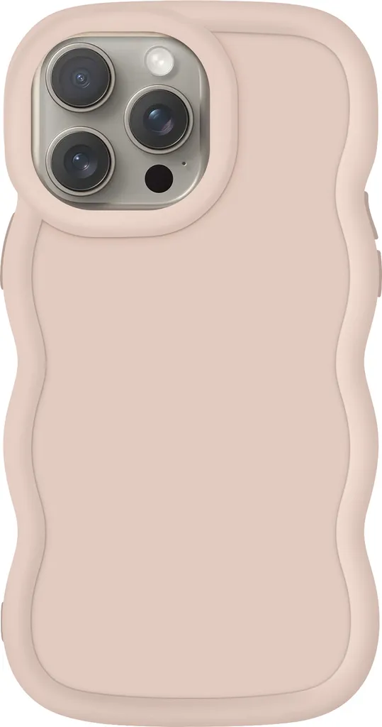 Custodia Anti-Shock iPhone 15 Pro Avizar Candy Giallo Grigio Silicone