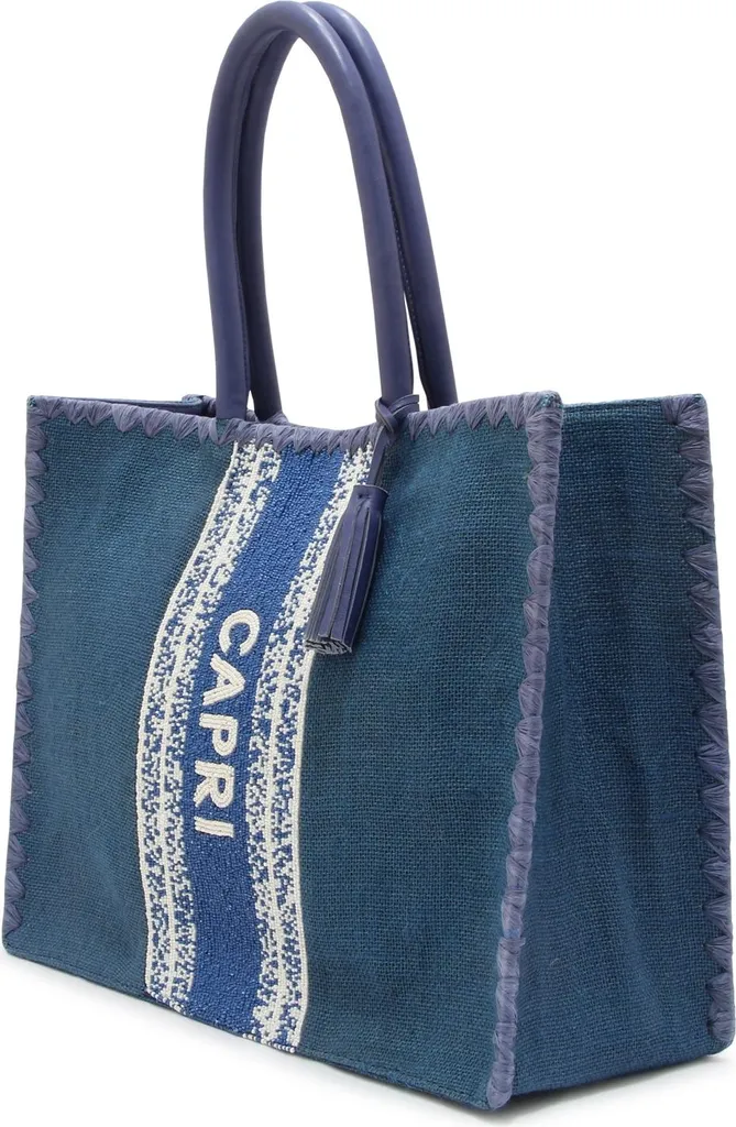 Sac Main De Siena N1873 Brodé - Cabas Grand Format 40cm Multi-Usage - 3