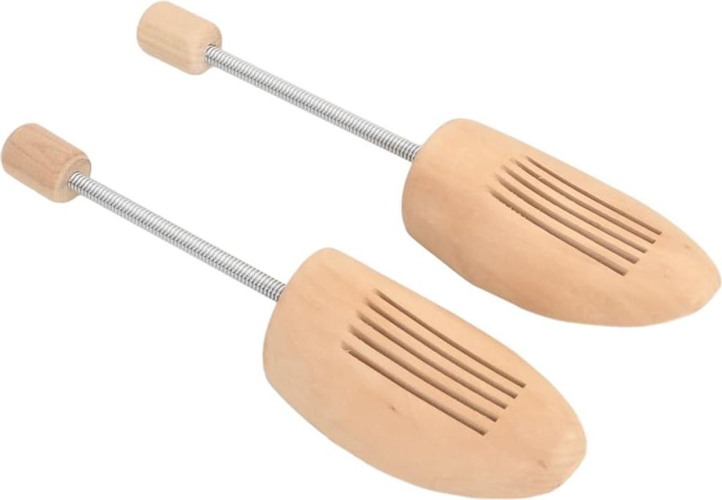 vidaXL Stromky na boty 2 páry EU 43-46 Masivní dřevo Lotus Obrázek produktu 