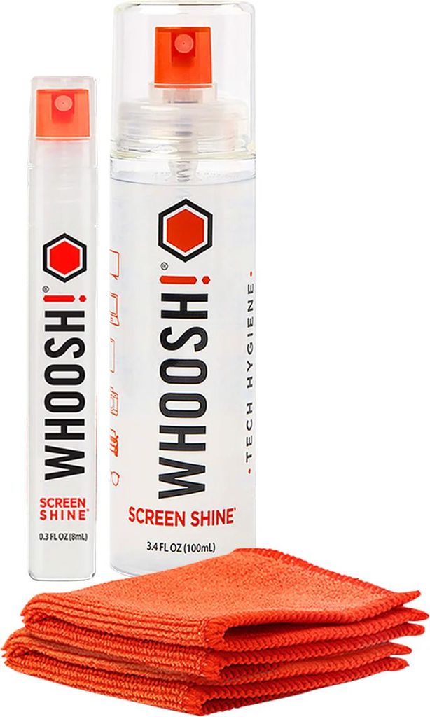 WHOOSH! DUO 2-Pack 100+8ml w. 2 cloths Non Toxic Safe for Produktbild 