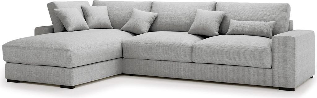 home24 Ecksofa mit Longchair