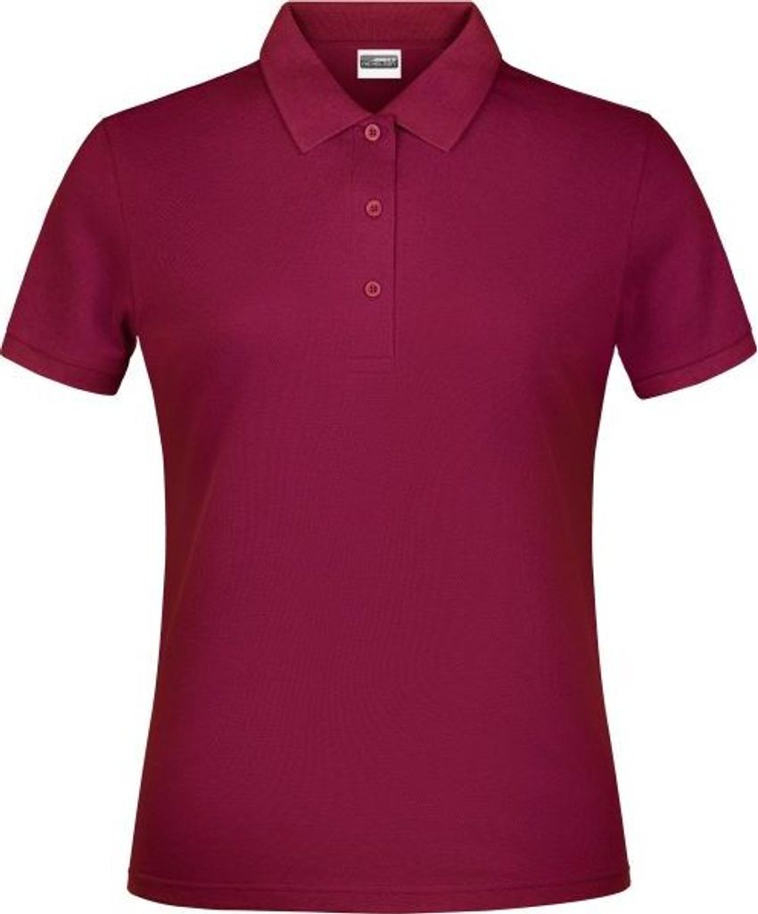 Promo Polo Lady Klassisches Poloshirt wine, Gr. XS Produktbild 