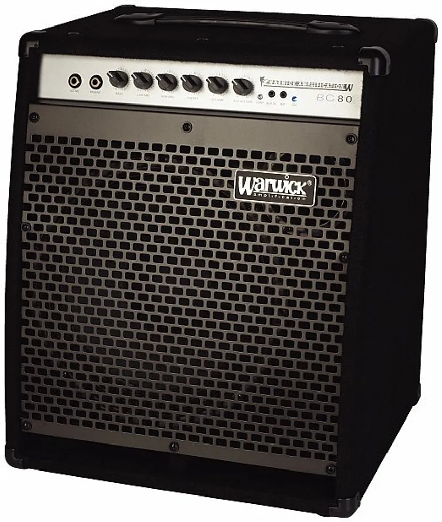 Ampli Basse 80W Warwick BC-80 Parfait pour Jouer en Groupe et Scène