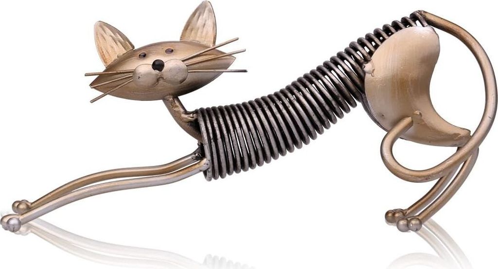 Katze Metall Skulptur Eisen Haushalt Kunst Handwerk Hause Dekoration Einrichtung Ornamente