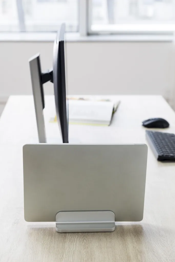 Deltaco ARM-0532 Support PC Portable Argenté Ergonomique pour Bureau - 9