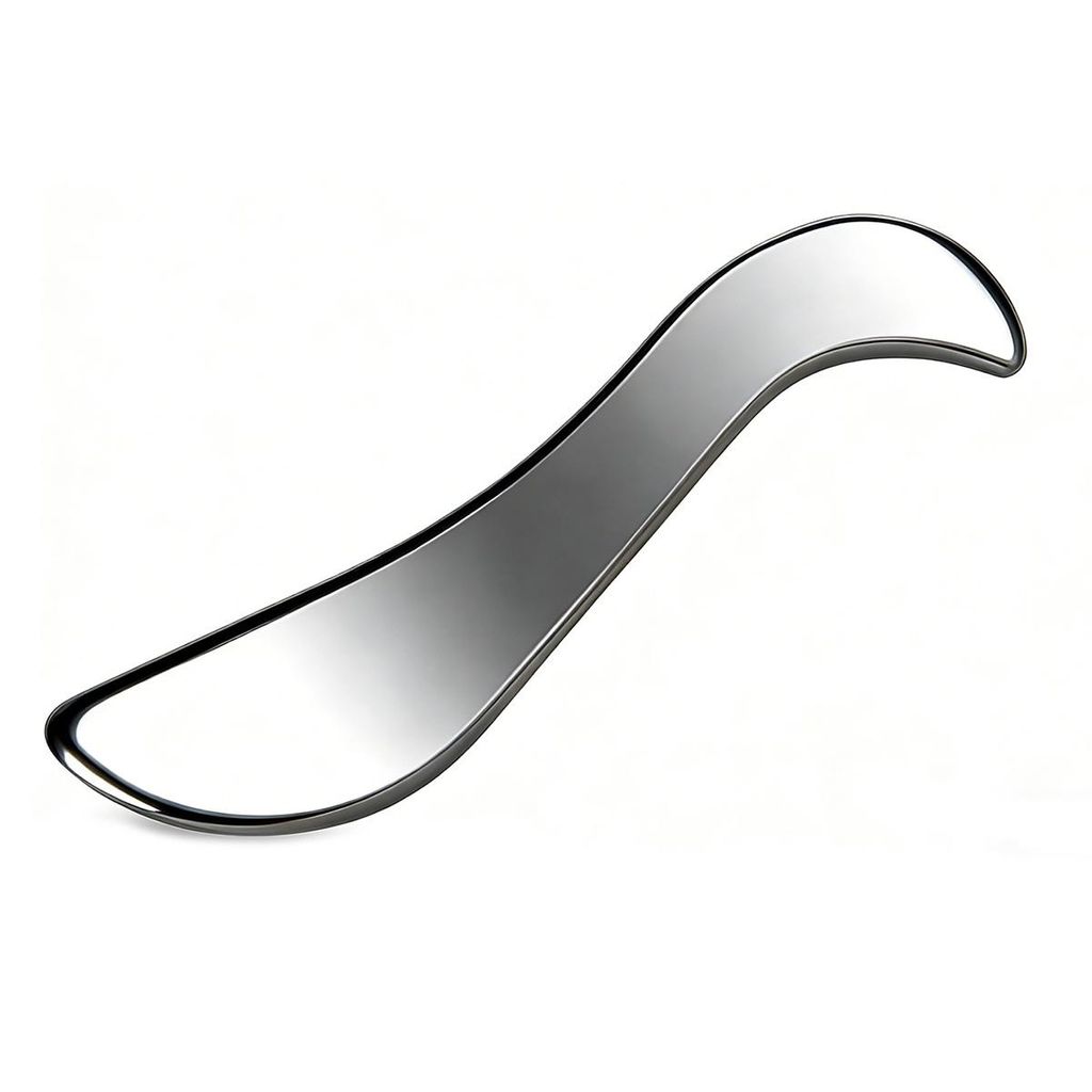 Gua Sha Körper Edelstahl, Massage Tool für Lymphdrainage, Produktbild 