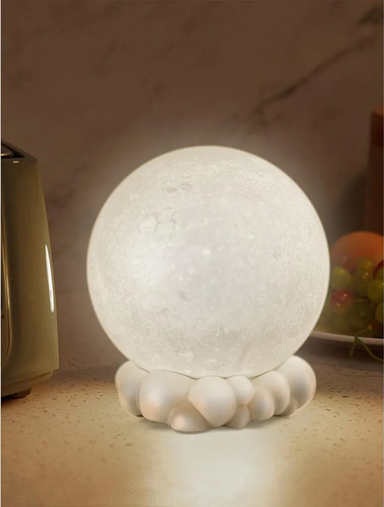 Moony Globe Multicolore MOB Light Speaker : Globe LED 360° avec Son Hi-Fi - 7