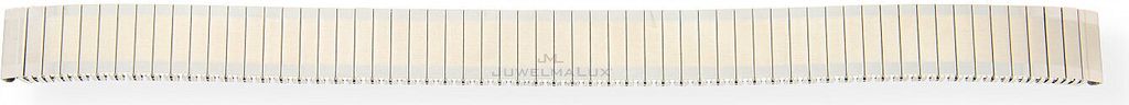 JuwelmaLux Uhrband Edelstahl Zugband Überlänge12 mm JL28-09-0046 Edelstahl
