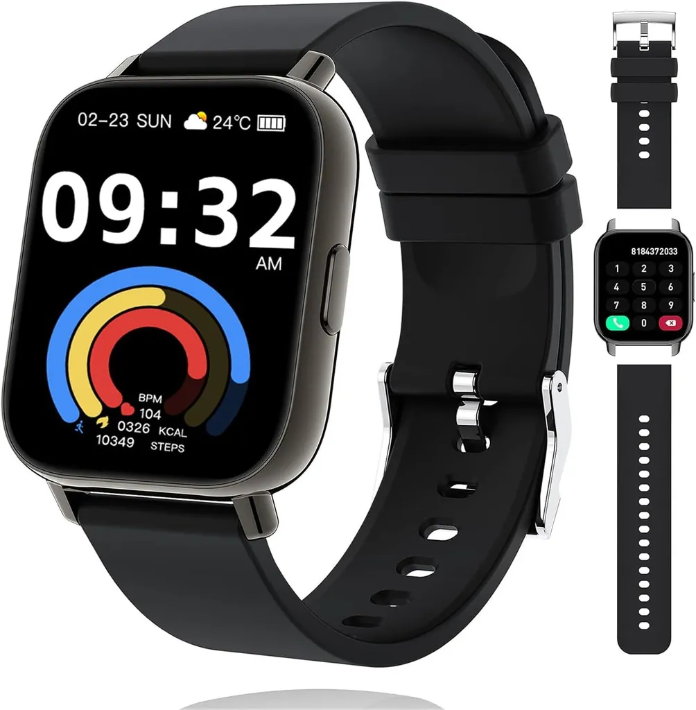 Smart Watch Impermeabile IP68: Fitness Tracker 110+ Sport per Android iOS