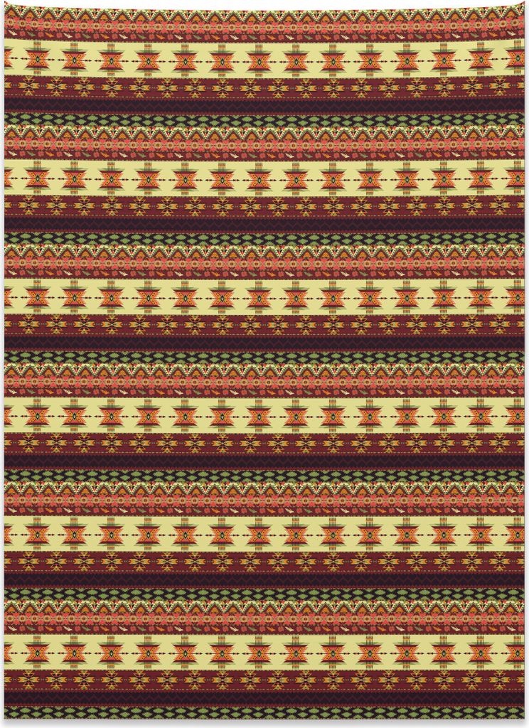 Abakuhaus Einheimische Wandteppich, Pfeile und Rosen aus Weiches Mikrofaser Stoff Kein Verblassen Klare Farben Waschbar, 110 x 150 cm, Mehrfarbig