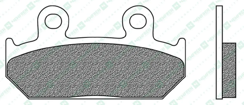Jeu de plaquettes de frein moto Newfren FD0106BT1 Road Touring Organic