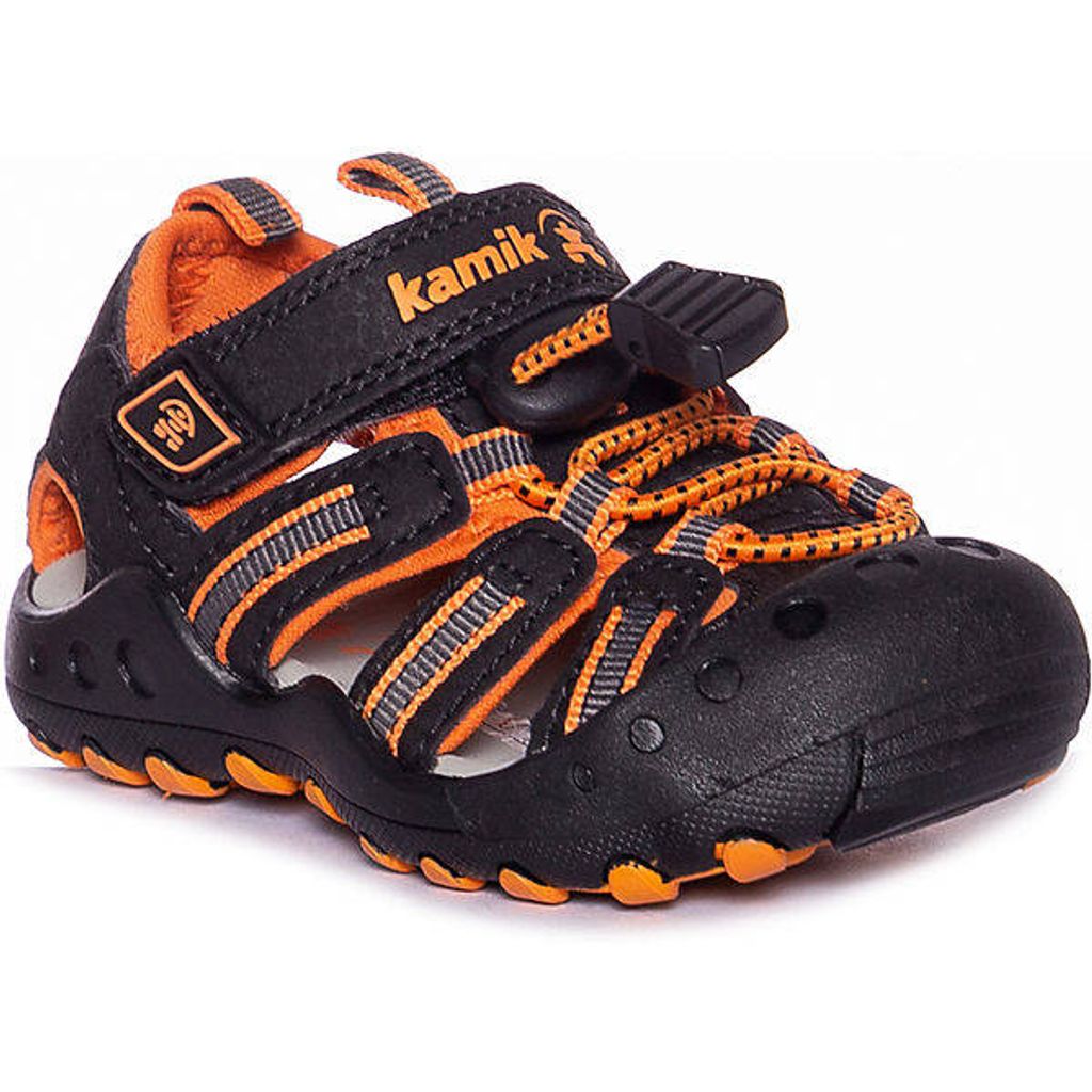 KAMIK Outdoor CRAB Sandale EUR 22 schwarz-orange