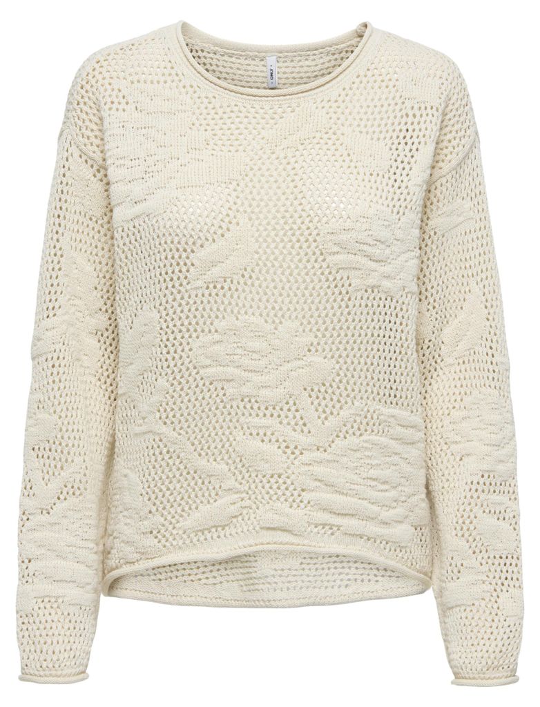 ONLSEASIDE LIFE LS PULLOVER CC KNT Ecru XS