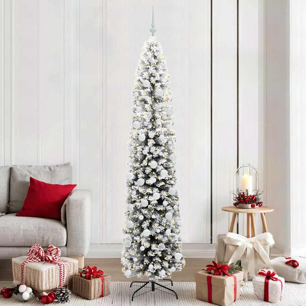 "Schlussverkauf" Künstlicher Weihnachtsbaum(1 pc) - Kunstbaum/Tannenbaum - mit 300 LEDs mit Ständer Grün 210 cm C7324