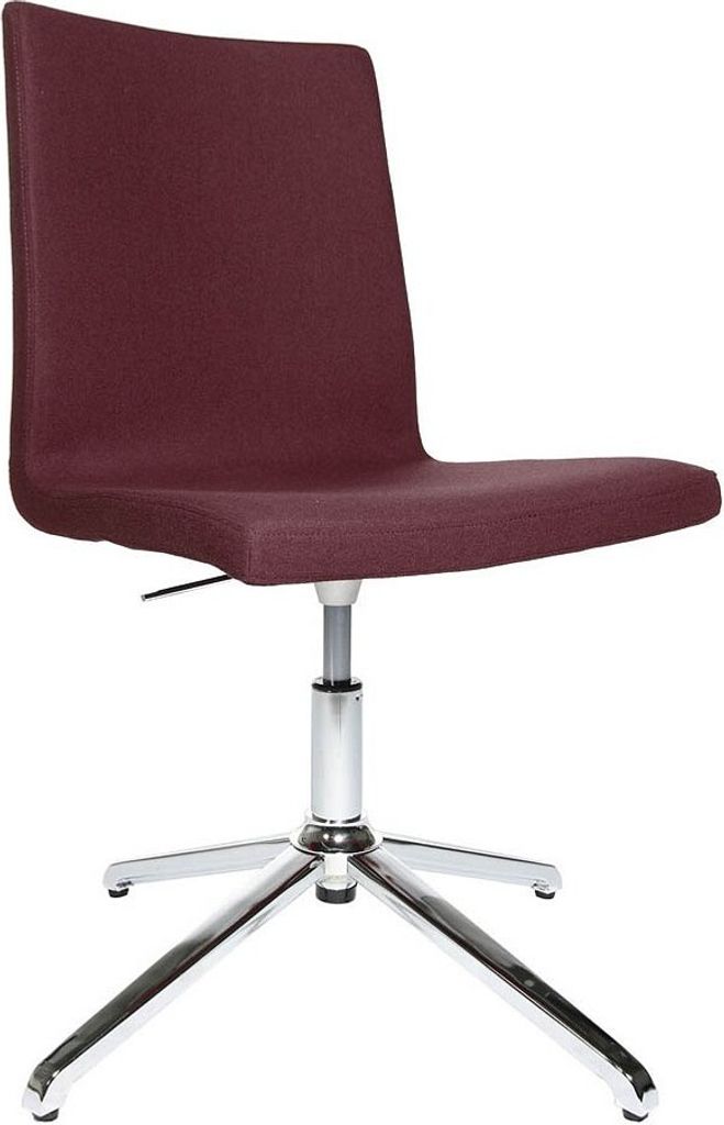 Topstar Besucherstuhl Cube EA290 L57 bordeaux Stoff