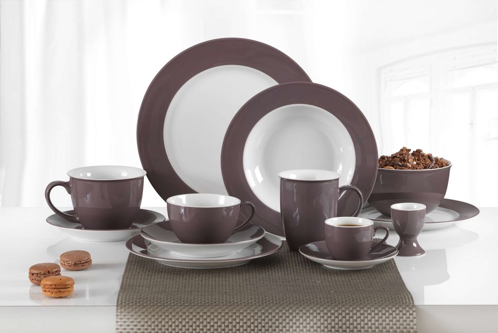 Eierbecher 6er Set Doppio toffee Produktbild 