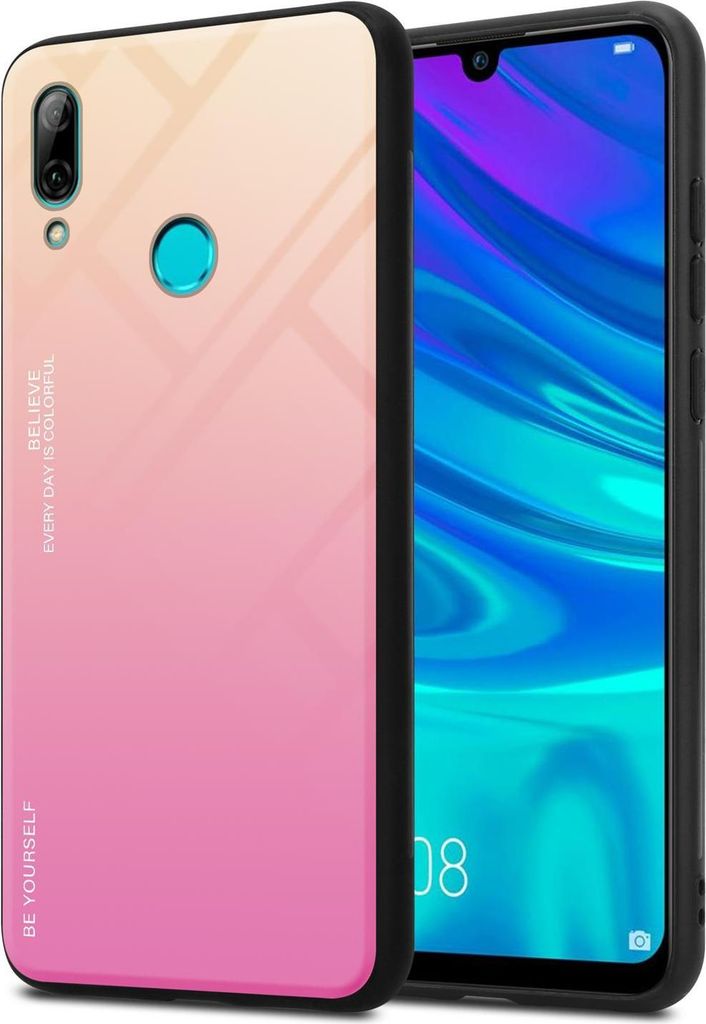 Cadorabo Hülle für Honor 10 LITE / Huawei P SMART 2019 Schutz Hülle in Schwarz Handyhülle TPU Etui Cover Case Tempered