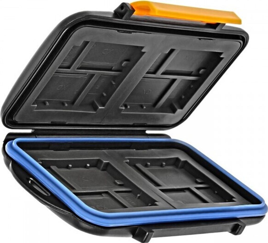 Speicherkarten-Etui Aufbewahrungsbox fuer 4x CF, 8x XD-Card, 8x Micro-SD