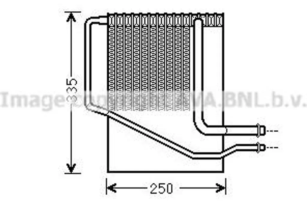 Évaporateur climatisation Voyager - AVA CRV126 OE 5019217AA compatible