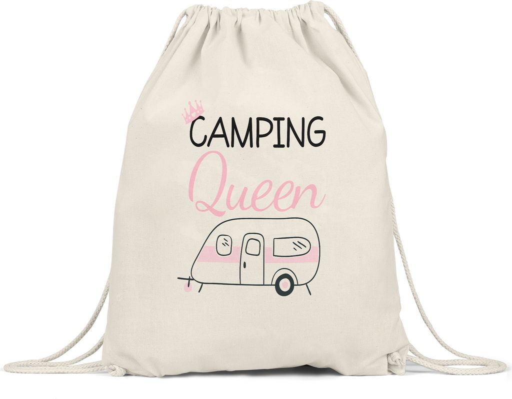 Camping Queen Turnbeutel Gymsack Wohnwagen Fans Geschenkidee Für Camper Camping-Platz
