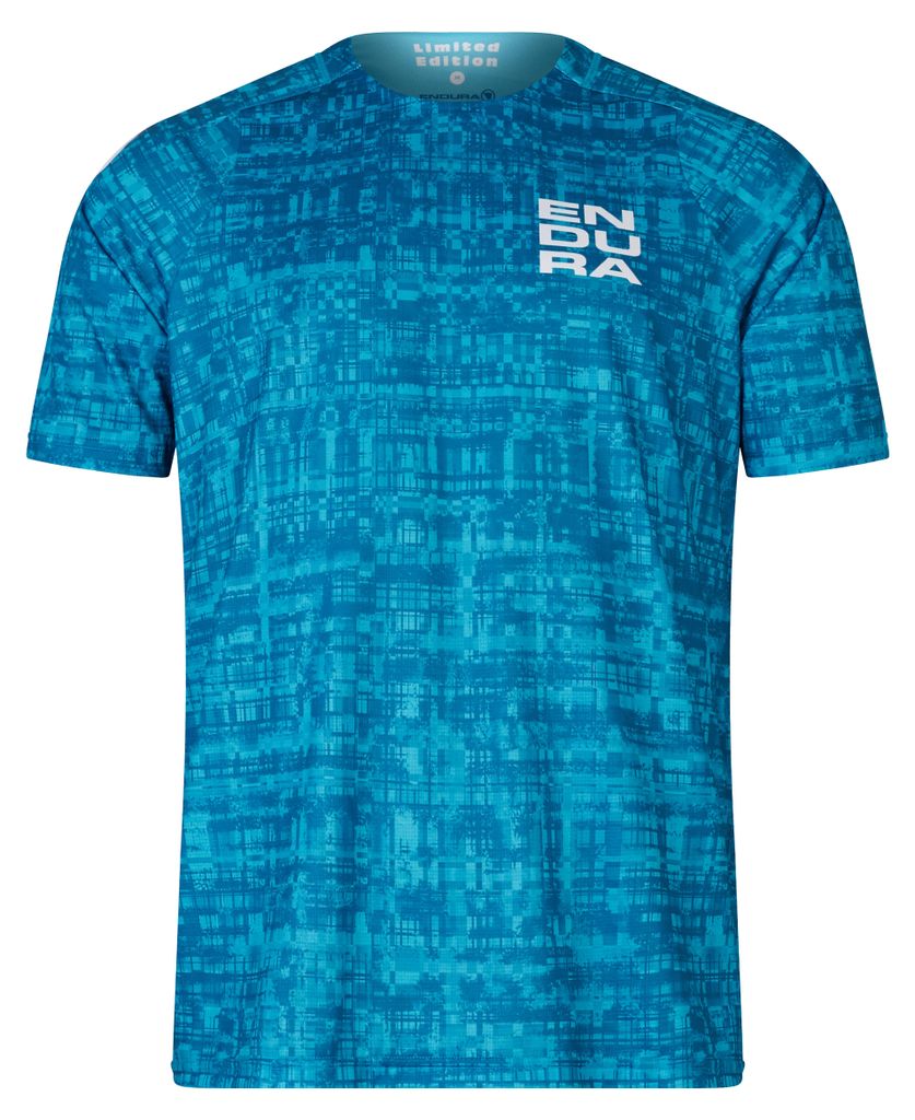 Endura Grid Ltd bedrucktes S/S-T-Shirt Atlantic