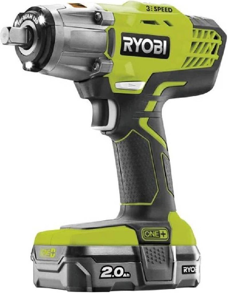 RYOBI 18 V ONE Cordless Impact Wrench R18ID2-0 (Max. Torque 200 Nm, 1