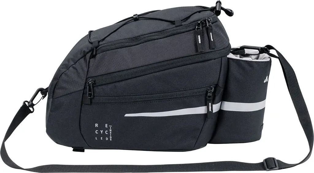 Sacoche de Porte-Bagage Vélo 11L Vaude Silkroad Ready en Tissu Noir