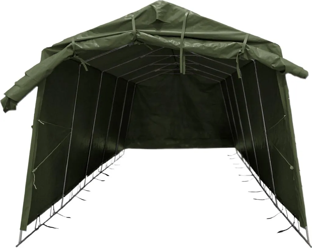 Garage pour tentes Fornorth 2.7x5.1m Vert armée - Abri voiture robuste