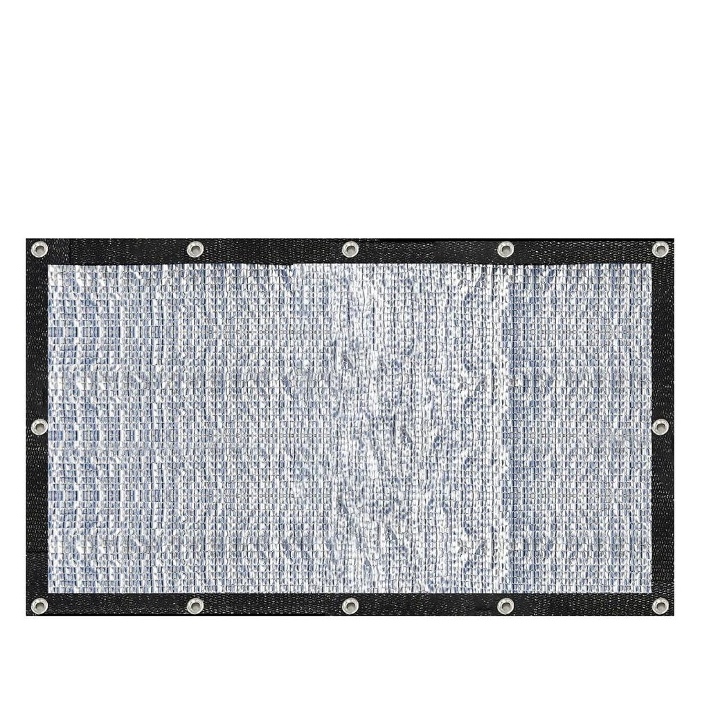 Autosonnenschutz mit Aluminium Folie UV Schutz Reflektierend Sonnenschutzabdeckung 4x6 Meter für Autoscheiben Autoüberdachung