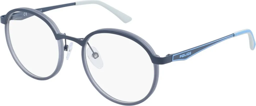 Police VK083 4906QS Lunettes de Soleil avec Verres Dégradés Bleus 49mm