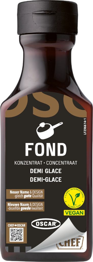 Oscar Demi Glace Braune Sauce Premium Konzentrat für Soßen 3er Pack