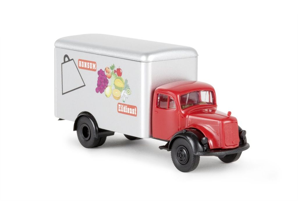 Brekina 40026 - 1/87 Mercedes-Benz L 311 Koffer - Konsum Eildienst - Neu