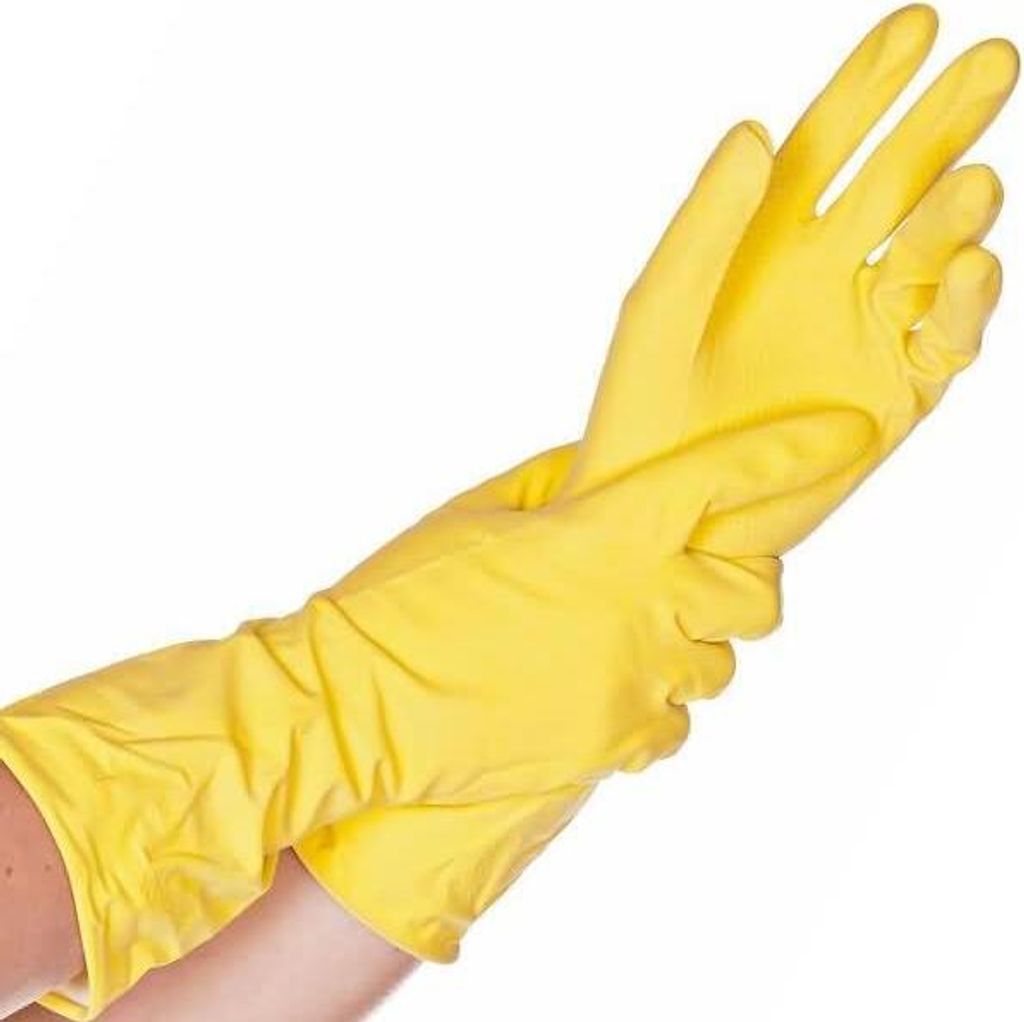Haushalts-Handschuh Latex Bettina Soft S 30cm gelb VE=12 Paar