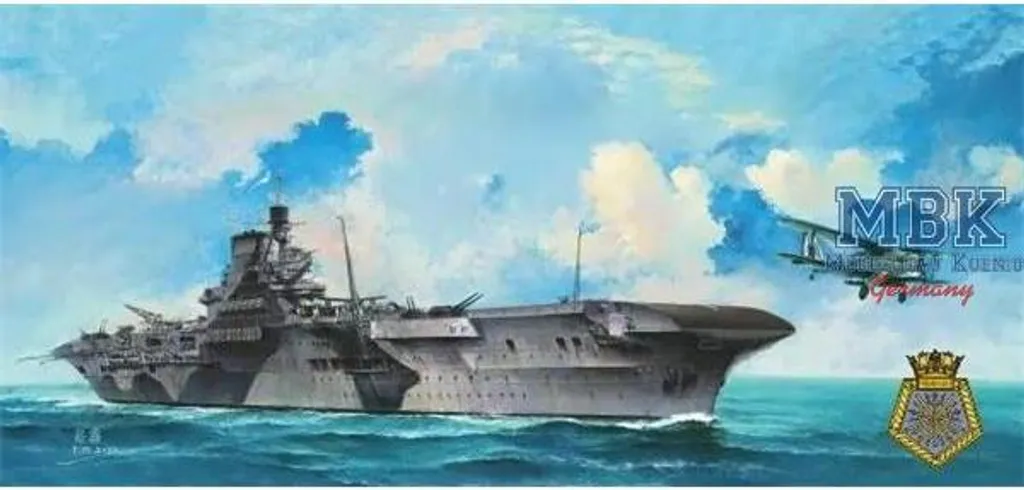 Maquette HMS Formidable 1941 Flyhawk pour diorama naval 1/700