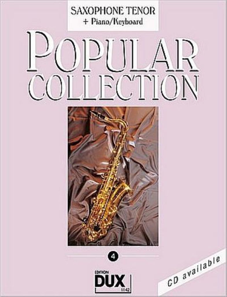 Popular Collection 4. Saxophone Tenor + Piano / Keyboard