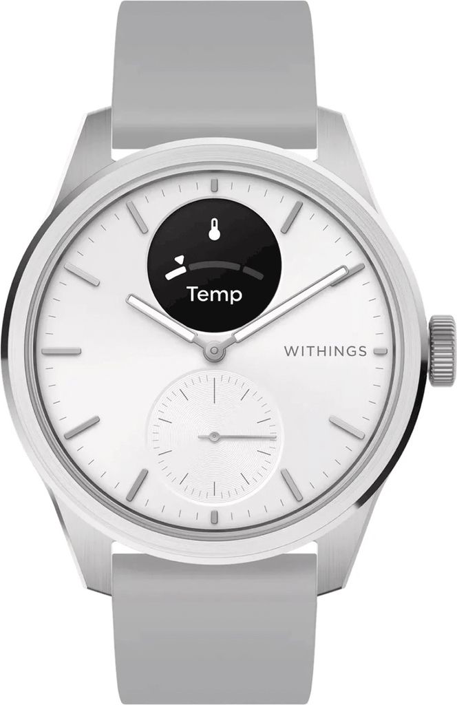 Withings HWA10-model 5-All-Int ScanWatch 2 White 42 mm 5ATM Produktbild 