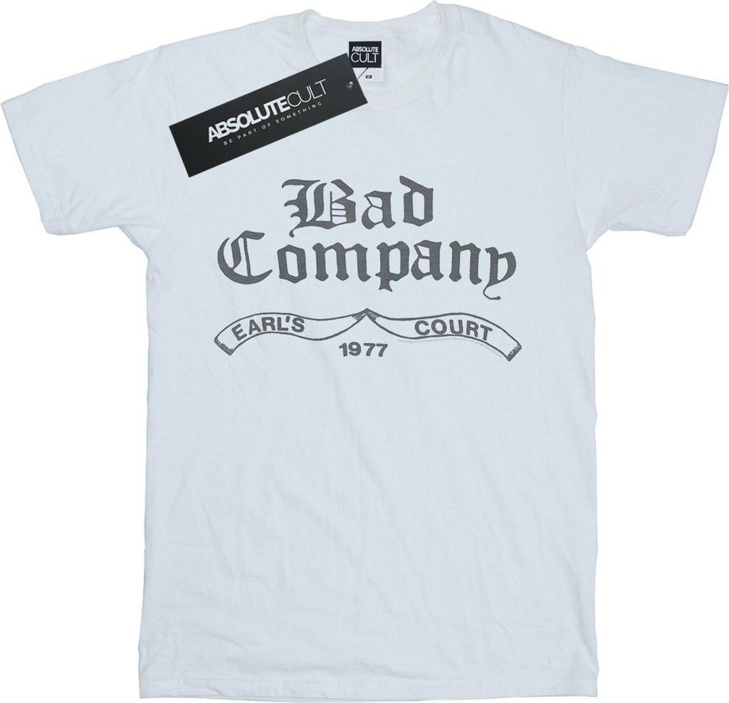 Bad Company - "Earl's Court 1977" T-Shirt für Herren BI44521 (S) (Weiß)