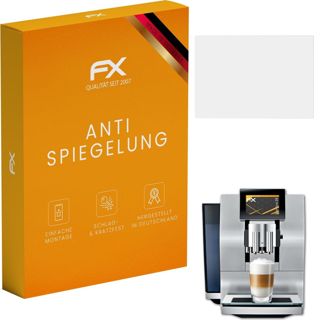 atFoliX FX-Antireflex 2x Schutzfolie kompatibel mit Jura Z8 Displayfolie