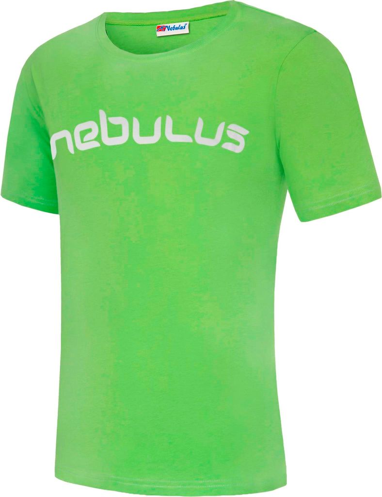 Nebulus T-Shirt LEOS Herren, Shirt, T-Shirt, Rundhals-Ausschnitt, P6321 - Herren, lime-grau, M