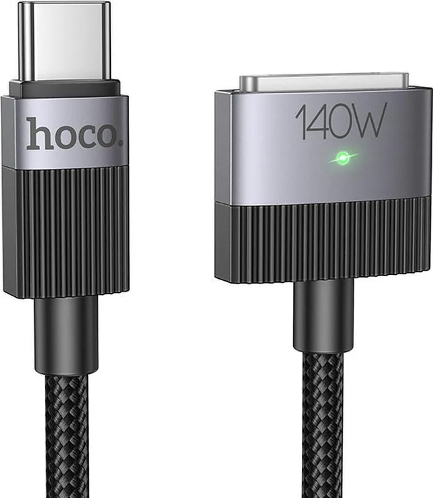 Cavo magnetico da USB C a Mag3 Hoco 5A 140W da 1,8 m U141 nero