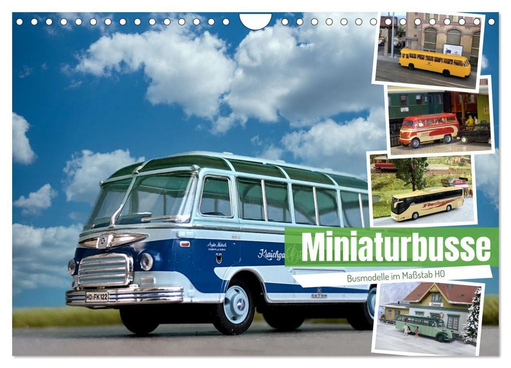 Miniaturbusse (Wandkalender 2027 DIN A4 quer), CALVENDO Monatskalender
