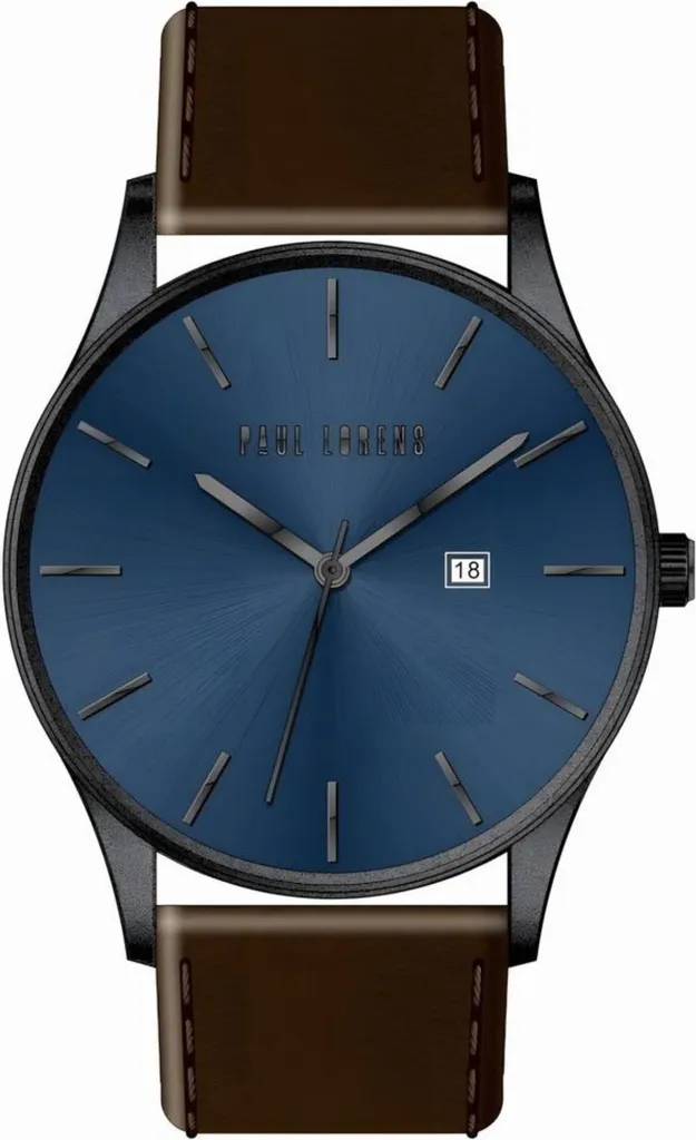 Paul Lorens ty567620 Orologio Uomo Business - Pelle e Acciaio Precisione