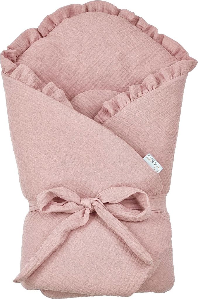 Albero Mio Wickeldecke Babydecke Pink CC1 Produktbild 