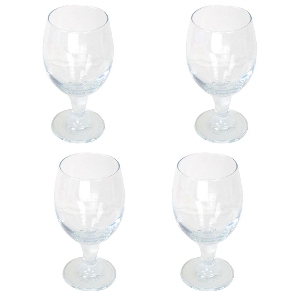 MamboCat 6er Set Carré Biergläser 400ml - Elegante Bierkelche Mit Fuß Für Partys & Feiern