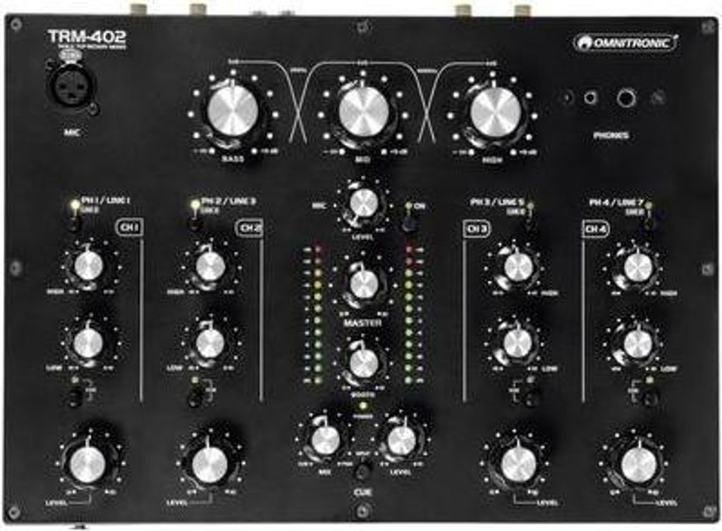 Omnitronic TRM-402 4-Kanal DJ Mixer (10355930)