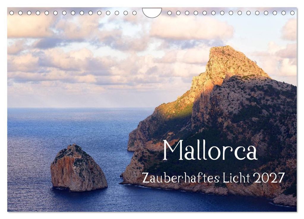 Mallorca Zauberhaftes Licht (Wandkalender 2027 DIN A4 quer), CALVENDO Monatskalender