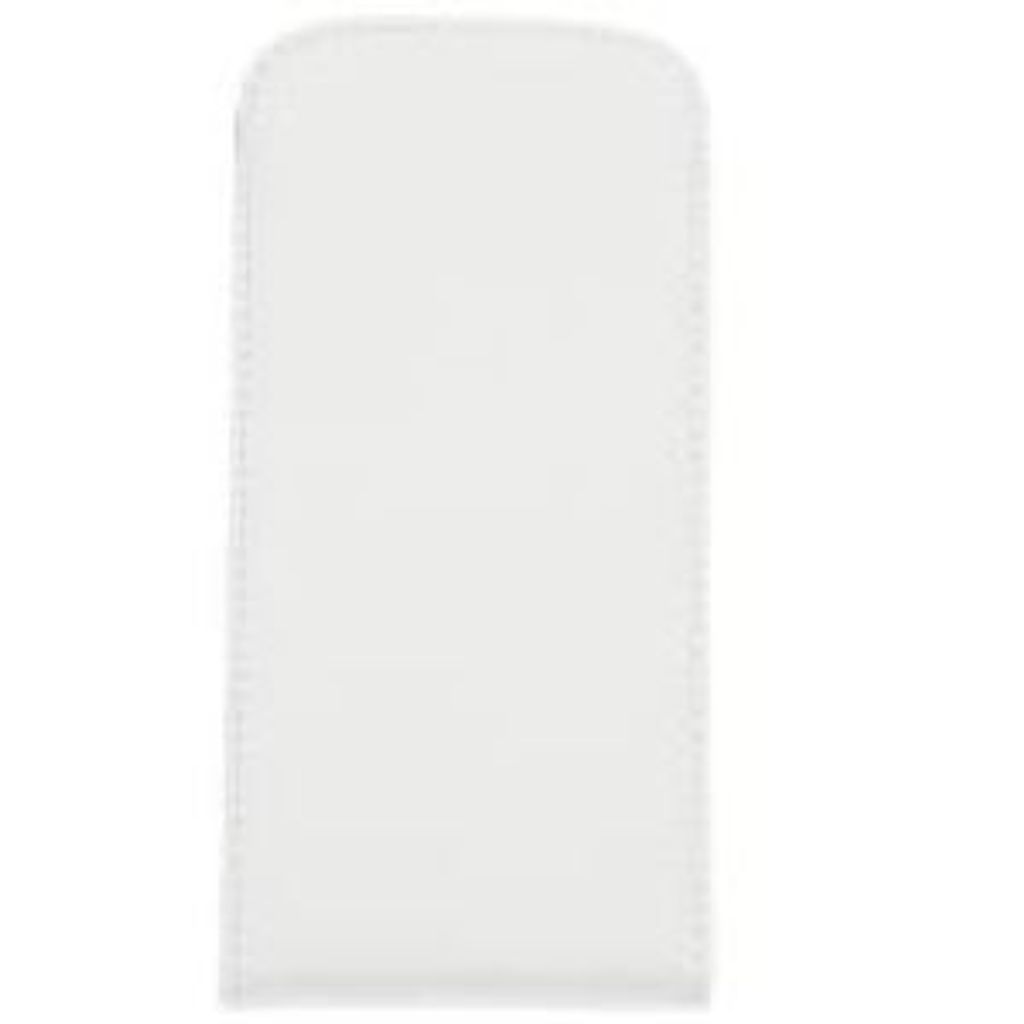 Slim Leder Flip Hülle für Galaxy S5 Mini Weiß Handy Tasche Schutz Case